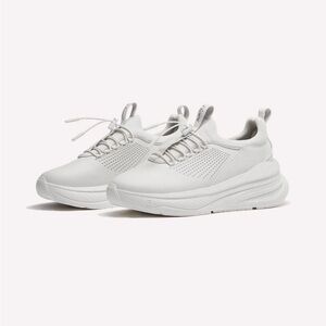 Clove All-White Chunky Athletic Sneaker